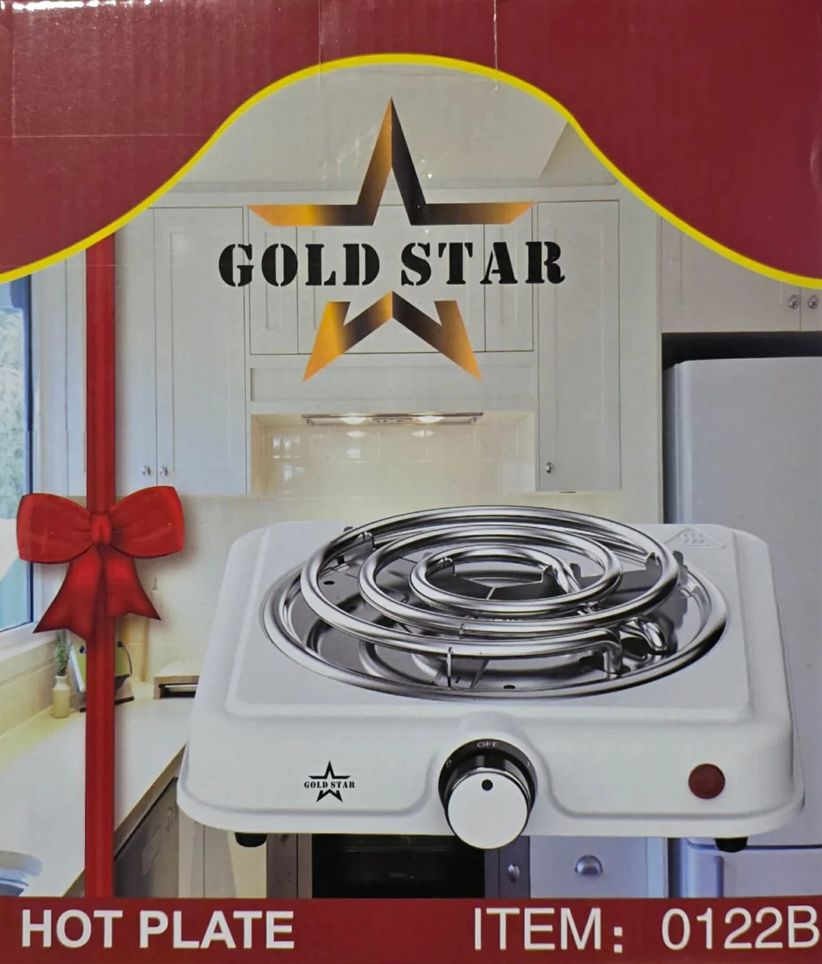 Plaque Chauffante Électrique 1000W Avec Contrôleur De Thermostat Gold Star 0122B