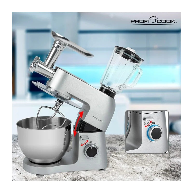 pétrin Multifonctions 3en1 6,7L 1500W Proficook PC-KM 1189