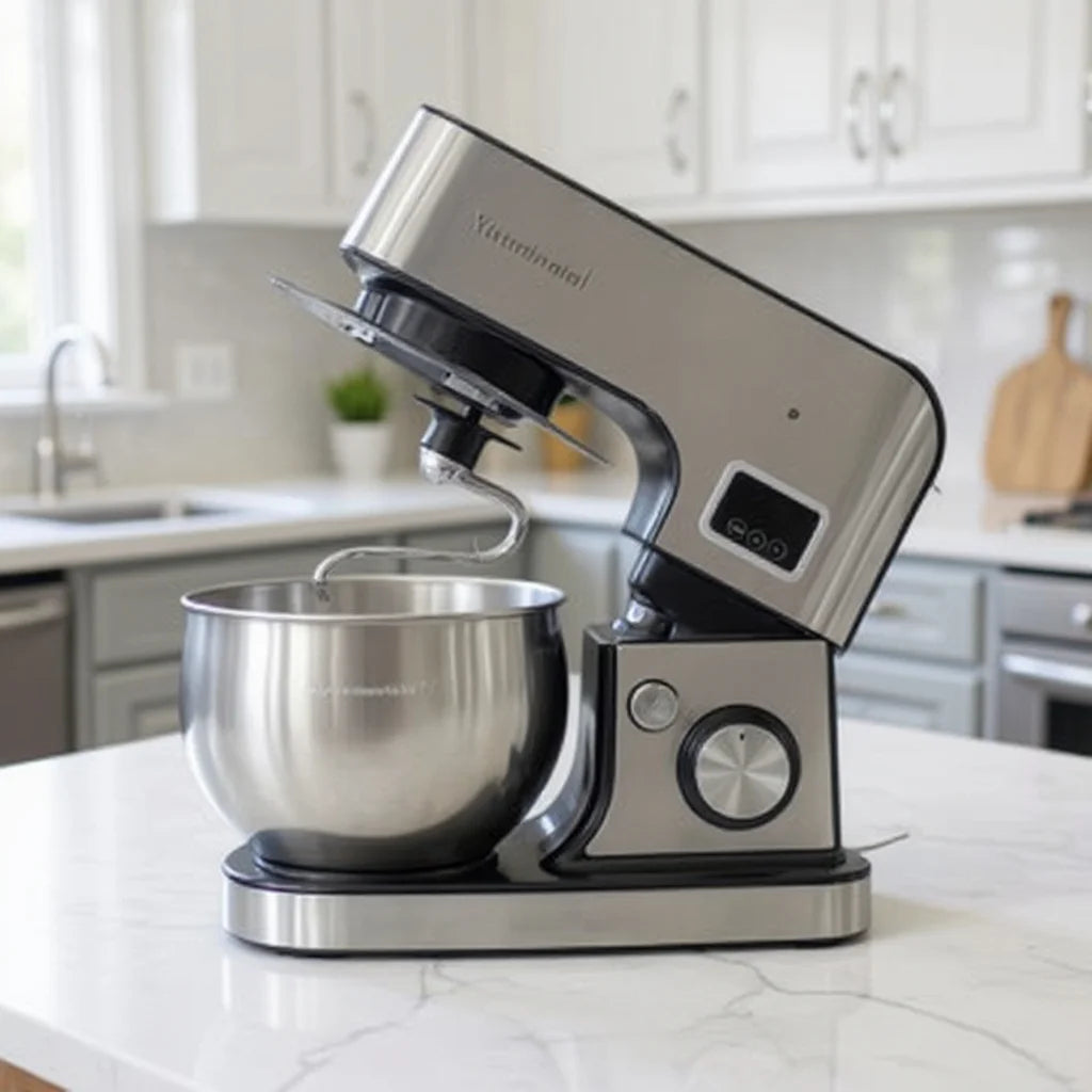 Pétrin inox 05L 1500W avec 03 Accessoires et afficheur LCD Multismart MS-SM3105