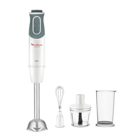 Mixeur Plongeant Moulinex 800W, 10 vitesses + Pulse, Pied métal amovible – Moulinex Original DD642110
