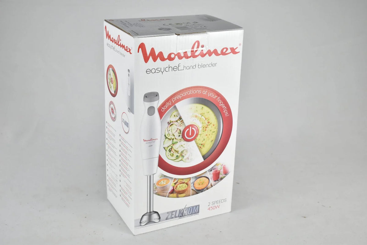 Bras Mixeur Easychef 450 W Moulinex Dd451110 Blanc-inox Original