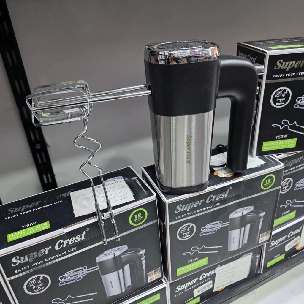 Batteur inox avec Accessoires 750 W SuperCrest SCT-5008