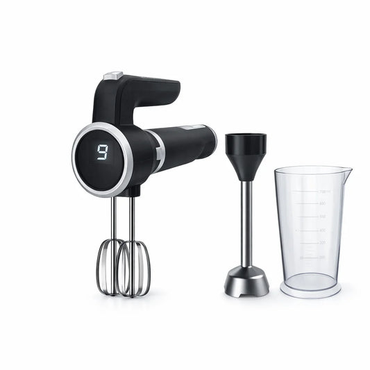 Bras Mixeur et Batteur 3 en 1 – 600 W 12 Vitesses TrustMann TM-HM-201