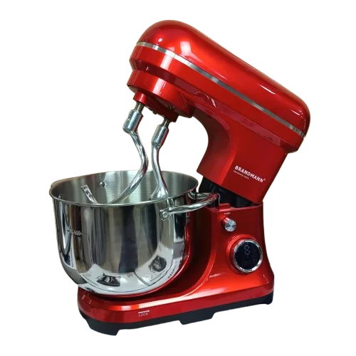 Robot Pétrin Double Crochet – 2500 W 10 L 5Kg BRANDMANN BR-STM-001 Rouge