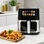 Friteuse inox Sans Huile 4.5L 1400W Numérique Avec Fenêtre Visible Multismart MS-AF6024