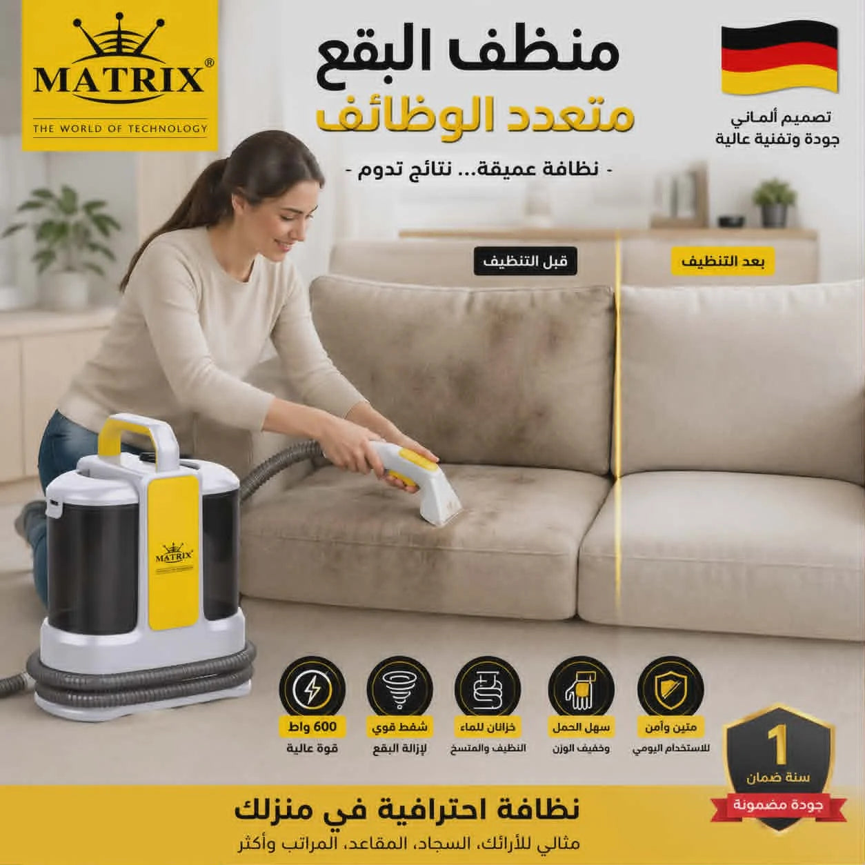 Détacheur Professionnel 600W Matrix MX-3100