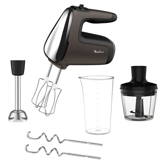 Batteur Moulinex PowerMix Silence 600W – 7 accessoires Moulinex HM653910