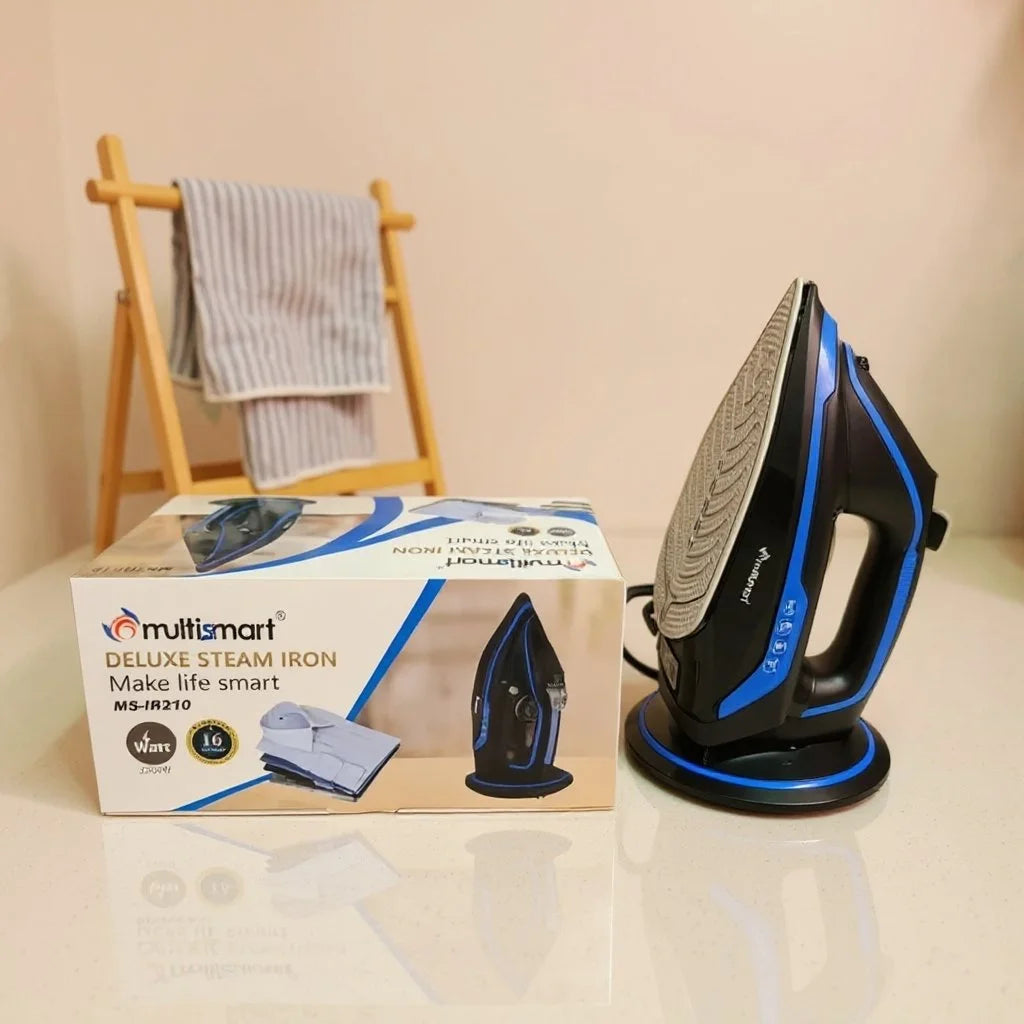 Fer à repasser a vapeur 2200W – Céramique – Sans fil – MS-IR301 Multismart