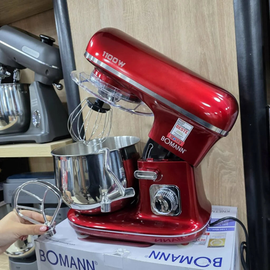 Pétrin Multifonction 5L 1100W Bomann KM 6010 CB Rouge