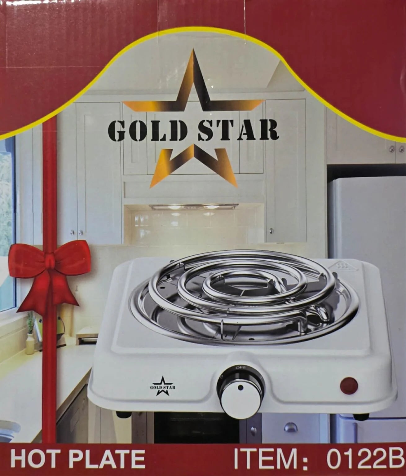 Plaque Chauffante Électrique 1000W Avec Contrôleur De Thermostat Gold Star 0122B