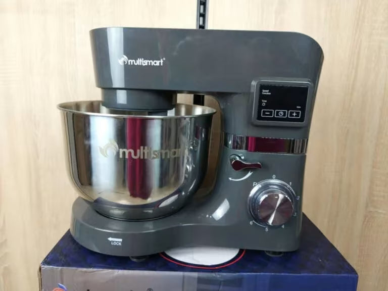 Robot Pétrin 6.2L 1500W avec 03 accessoires et afficheur LCD Multismart MS-SM2106