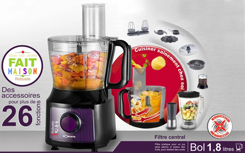 Robot Multifonction – 26 Fonctions – 800 W – 26F Robuste