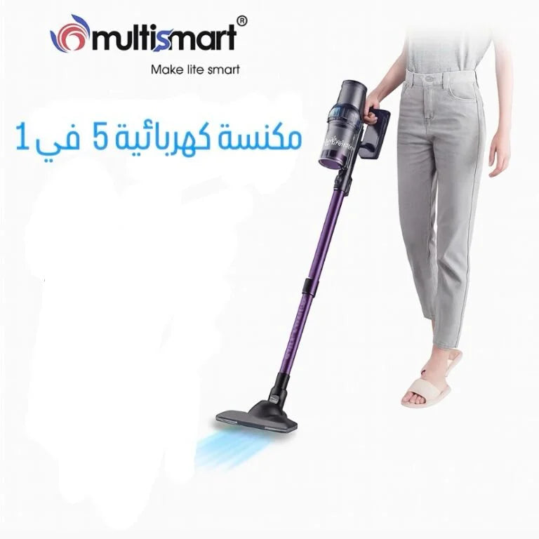 Aspirateur Balai 5 en 1 – 500Wavec Fil Multismart MS-VC2121