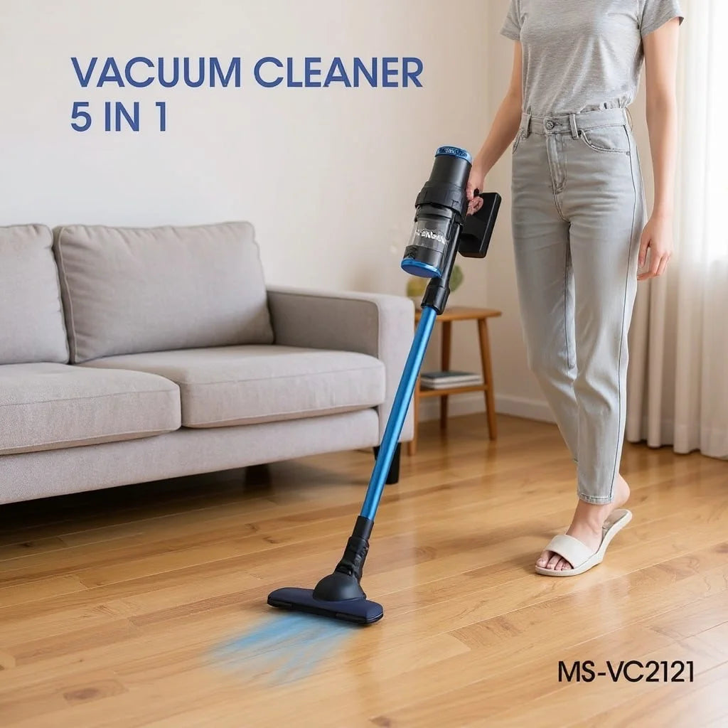 Aspirateur Balai 5 en 1 – 500Wavec Fil Multismart MS-VC2121