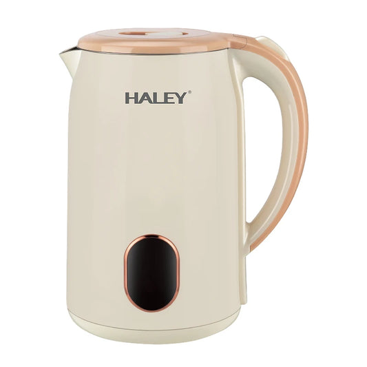 Bouilloire électrique Sans Fil en inox 2.5L 2000W Beige Haley HY-8915