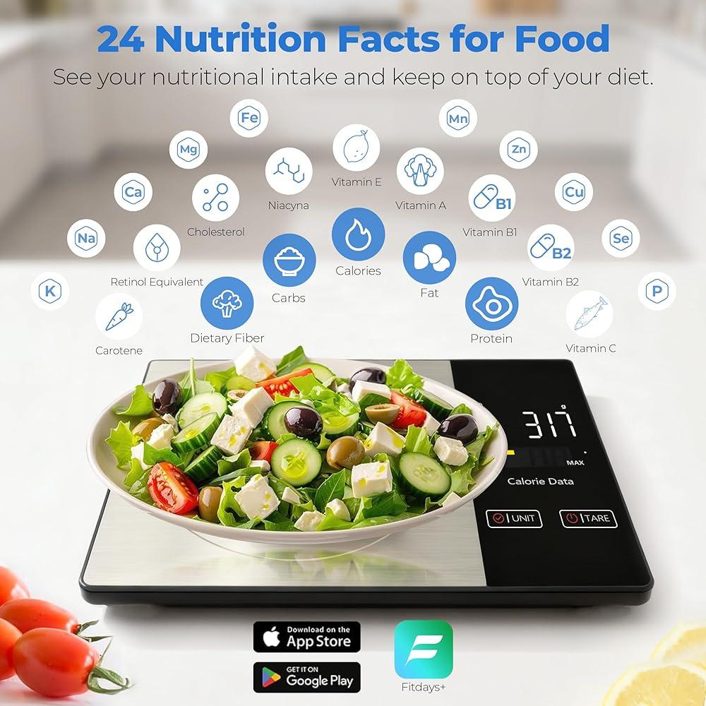 Balance de cuisine intelligente