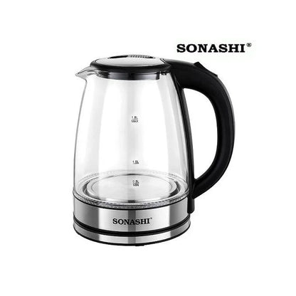 Bouilloire en verre LED 1.8L 1500W Sonashi SKT-1809