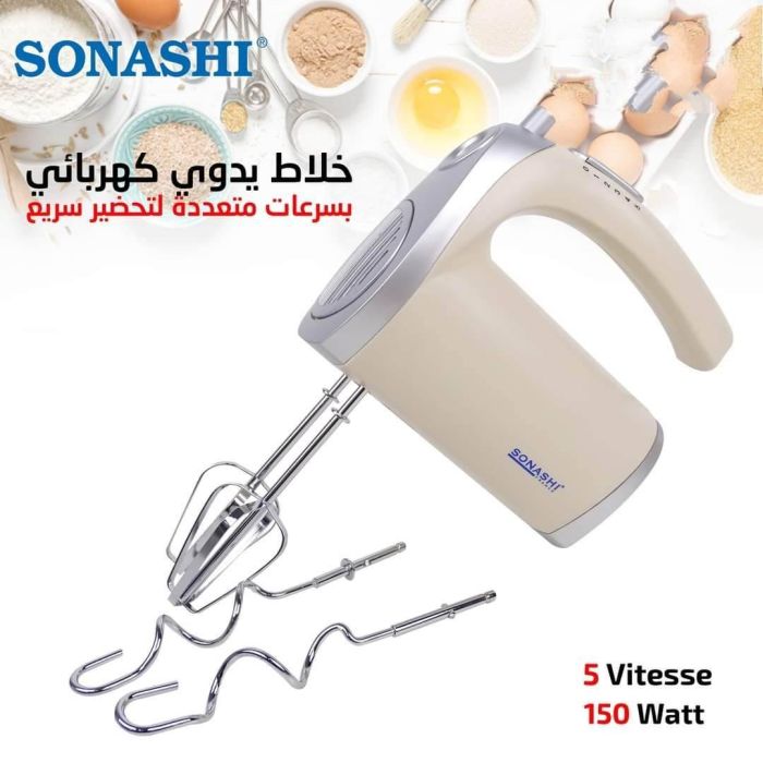 Batteur de cuisine, Sonashi, SMX-111, 150w