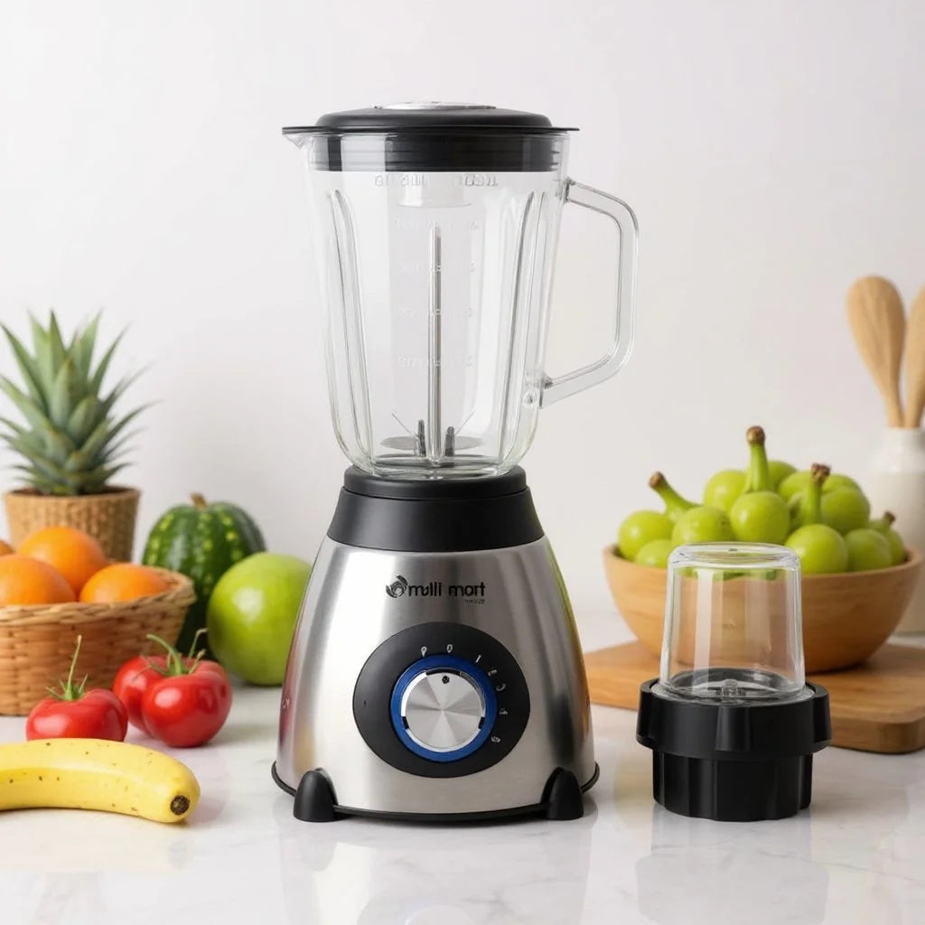 Blender Électrique 2 En1 – 1.5L Multismart MS-BD6015